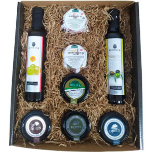 Cesta vegana productos gourmet